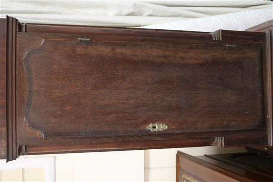 An early 19th century mahogany thirty hour longcase clock, 220cm